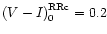 $\left( V - I \right)^{\rm RRc}_{0} = 0.2$