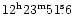 $\rm 12^h23^m51\fs6 $
