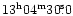 $\rm 13^h04^m30\fs0 $