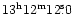 $\rm 13^h12^m12\fs0 $