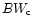 $BW_{\rm c}$