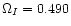 $\Omega _I=0.490$