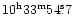$\rm 10^h33^m54\fs7$