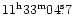 $\rm 11^h33^m04\fs7$