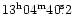 $\rm 13^h04^m40\fs2$