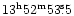 $\rm 13^h52^m53\fs5$