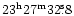 $\rm 23^h27^m32\fs8$