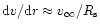 ${\rm d}v/{\rm d}r \approx v_{\infty}/R_{\rm s}$