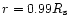 $r=0.99 R_{\rm s}$