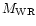 $M_{\rm WR}$