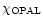$\chi_{\rm OPAL}$
