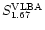 $S_{1.67}^{\rm VLBA}$