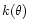 $k(\theta)$