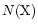 $N({\rm X})$