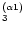 $_{3}^{(\alpha 1)}$