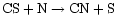 ${\rm CS}+{\rm N}\rightarrow{\rm CN}+{\rm S}$