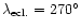 $\lambda_{{\rm ecl.}}=270^{\circ}$