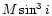 $M\sin^{3}i$