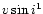 $v\sin{i}^{1}$