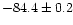 $-84.4\pm 0.2$