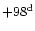 $+98^{\rm d}$