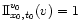 \( {\rm I\!I}^{v_{0}}_{x_{0},t_{0}}(v)=1 \)