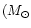 $ (M_\odot $