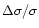 $\Delta \sigma/\sigma $