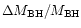 $\Delta M_{\rm BH}/M_{\rm BH}$