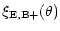 $\displaystyle %
\xi_{\rm E,B+}(\theta)$