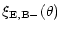 $\displaystyle \xi_{\rm E,B-}(\theta)$