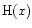 ${\rm H}(x)$
