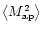 $\left\langle M_{\rm ap}^2 \right\rangle$