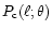 $P_{\rm
c}(\ell;\theta)$