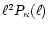 $\ell ^2 P_\kappa (\ell )$