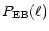 $\displaystyle P_{\rm EB}(\ell)$
