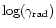 $\log(\gamma_{\rm rad})$