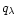 $q_\lambda$
