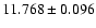 $11.768 \pm 0.096$
