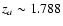 ${z_{a}\sim 1.788}$
