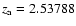 $z_{\rm a} = 2.53788$