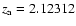 $z_{\rm a} = 2.12312$
