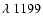 $\lambda~1199$