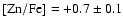 $\rm [Zn/Fe] = +0.7\pm0.1$