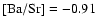 $\rm [Ba/Sr] = -0.91$