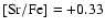 $\rm [Sr/Fe] = +0.33$