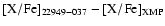 ${\rm [X/Fe]_{22949-037} - [X/Fe]_{XMP}}$