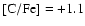 $\rm [C/Fe] = +1.1$