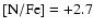 $\rm [N/Fe] = +2.7$