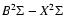 $B^{2}\Sigma - X^{2}\Sigma$